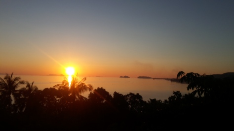 Sunset on Koh Pha Ngan; stunning!